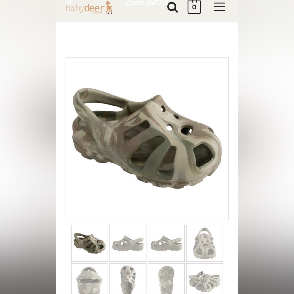Kids Camo Slip-On Shoes
